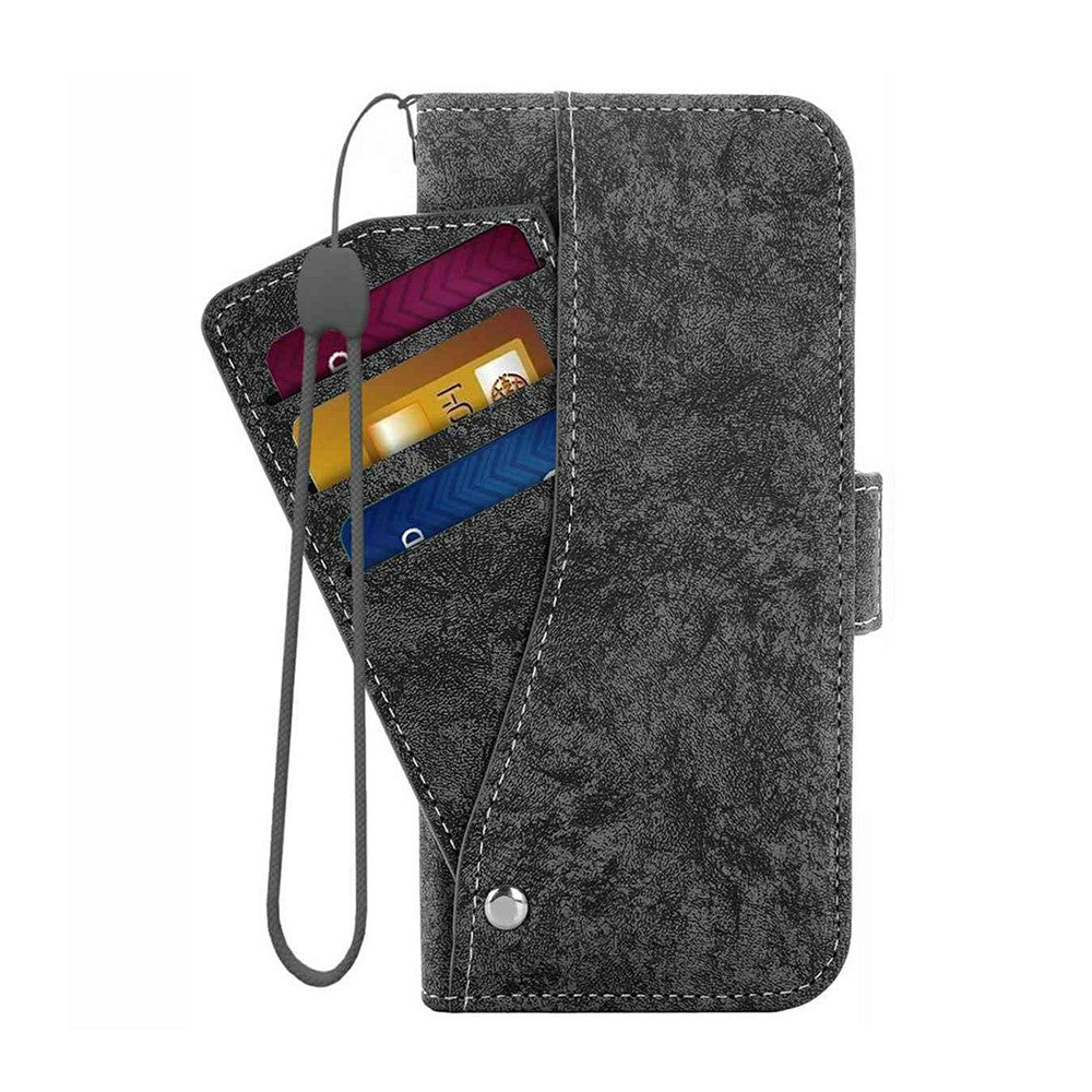 For Honor Magic7 Pro 5G Case Water-ink Painting Wallet PU Leather Phone Cover with Rotating Card Slots