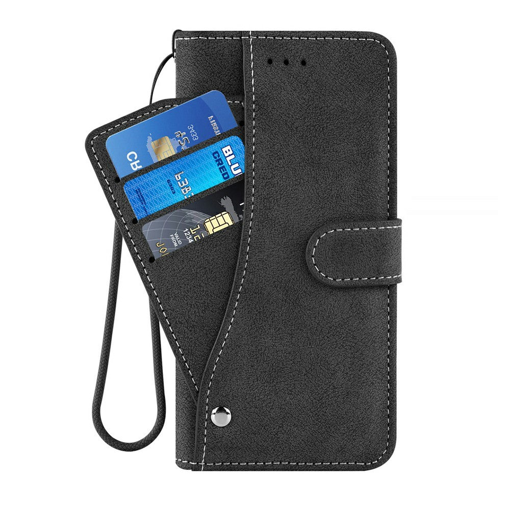For Honor Magic7 Pro 5G Case Retro PU Leather Wallet Phone Cover with Rotating Card Slots Holder
