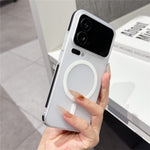 For Xiaomi 17 Pro Max Frosted PC Magnetic Case Anti Slip Edge Skin Touch Phone Back Cover