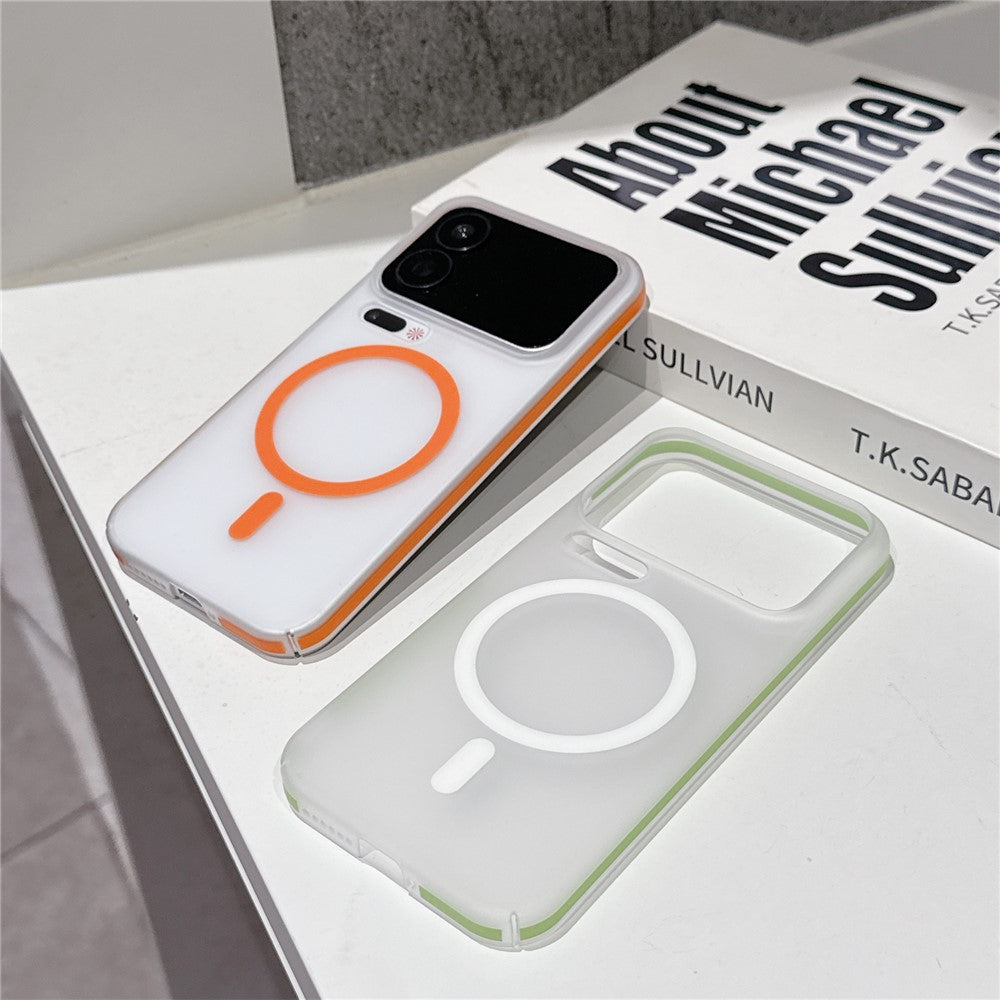 Xiaomi 17 Pro Frostat PC Magnetiskt Skal Halkfri Kantskydd Pekskärm mobil Baksida