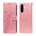 Samsung Galaxy A37 5G Läderfodral Fjärils Blommigt Tryck Plånboksfodral