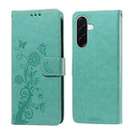 Samsung Galaxy A37 5G Läderfodral Fjärils Blommigt Tryck Plånboksfodral