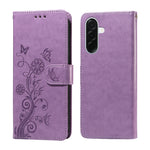 Samsung Galaxy A37 5G Läderfodral Fjärils Blommigt Tryck Plånboksfodral