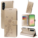For Samsung Galaxy A57 5G Leather Case Butterfly Floral Imprint Wallet Stand Cover