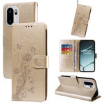 OnePlus 15R 5G / Ace 6T 5G / Ace 6 5G Läderfodral Fjärilsblommigt Tryck Plånboksfodral