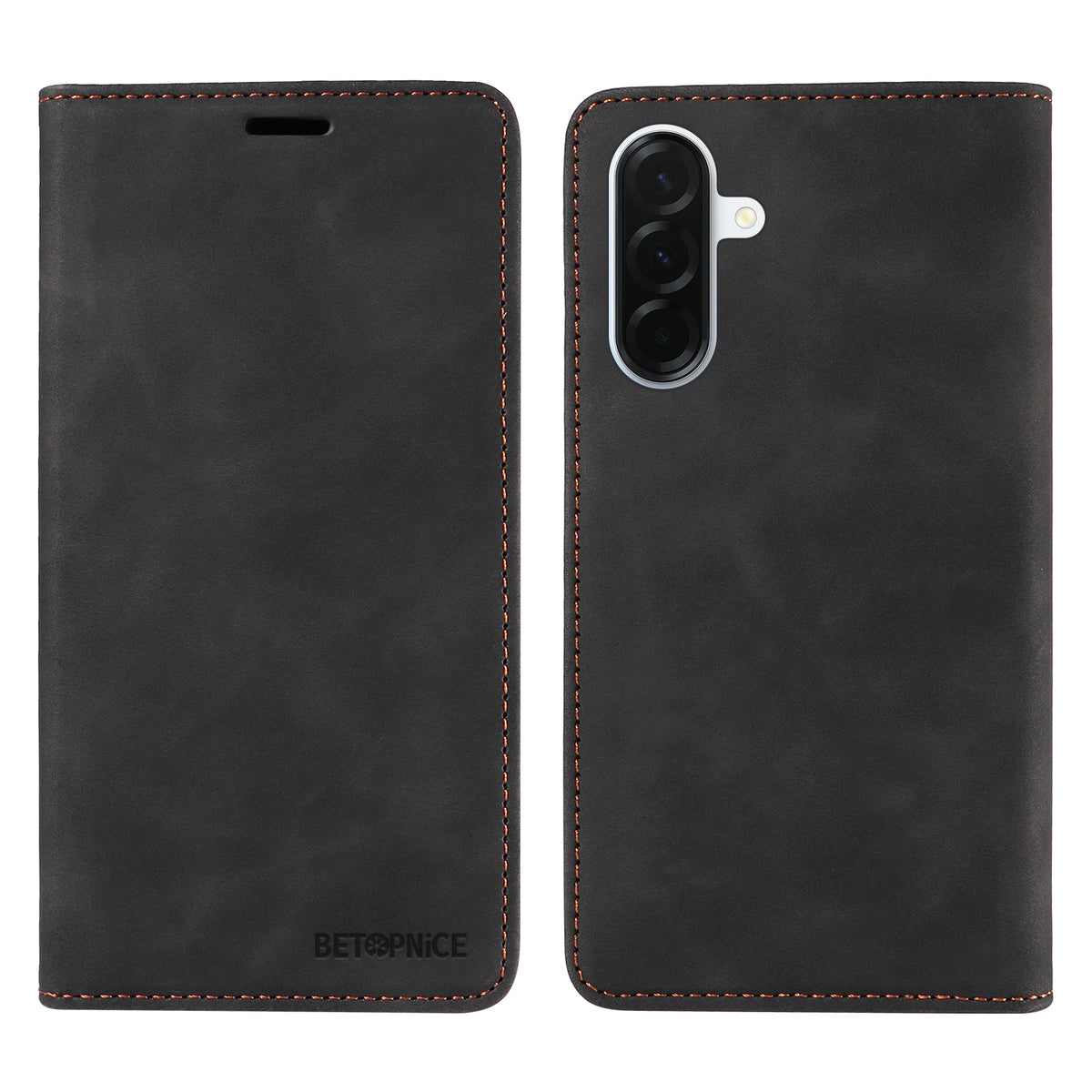 BETOPNICE For Samsung Galaxy A37 5G Case  Magnetic Closure RFID Blocking Wallet Stand Leather Phone Cover