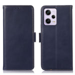 For Xiaomi Redmi Note 12 Pro 5G / Note 12 Pro Speed 5G / Poco X5 Pro 5G Phone Case RFID Blocking Wallet Stand Magnetic Closure Crazy Horse Texture Genuine Cowhide Leather Cover