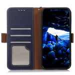 For Xiaomi Redmi Note 12 Pro 5G / Note 12 Pro Speed 5G / Poco X5 Pro 5G Phone Case RFID Blocking Wallet Stand Magnetic Closure Crazy Horse Texture Genuine Cowhide Leather Cover
