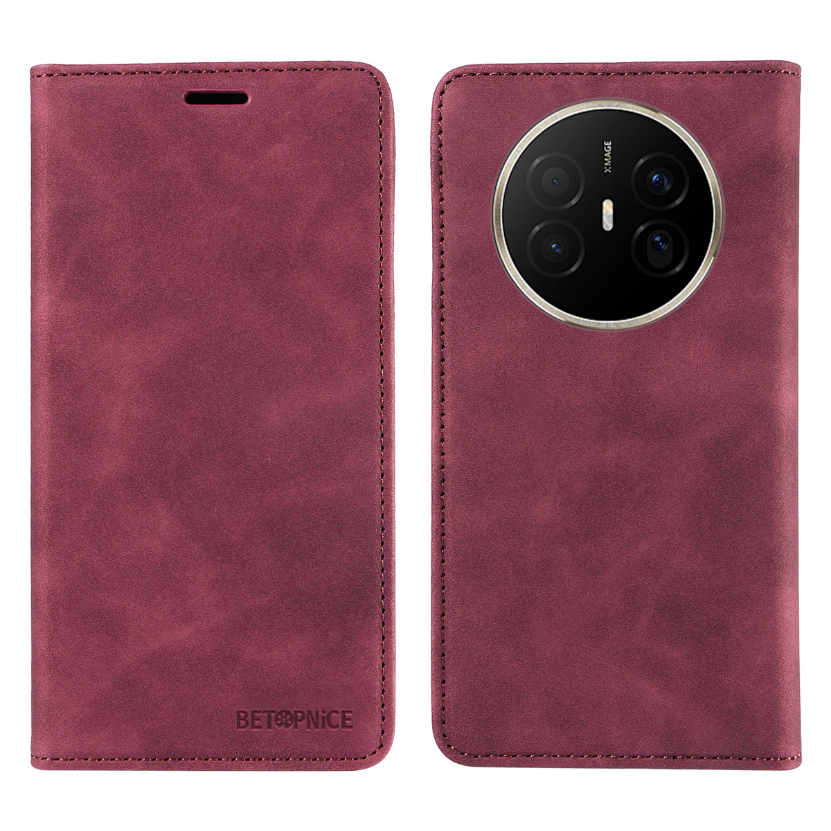 BETOPNICE For Huawei Mate 70 Air Case  Magnetic Closure RFID Blocking Wallet Stand Leather Phone Cover