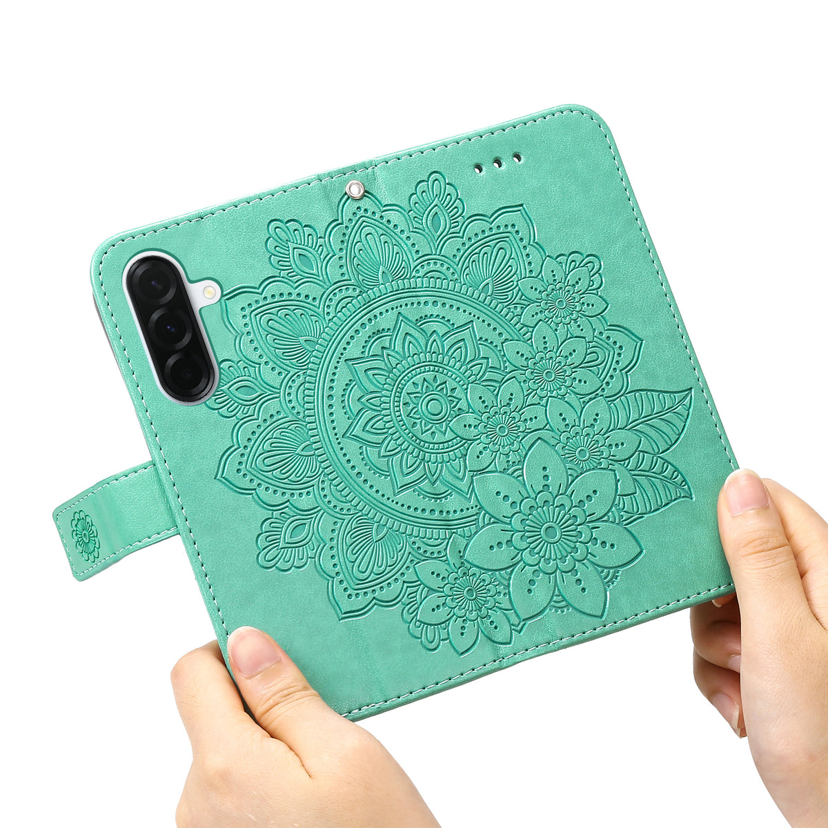 For Samsung Galaxy A37 5G Case Floral Pattern PU Leather Wallet Stand Phone Cover