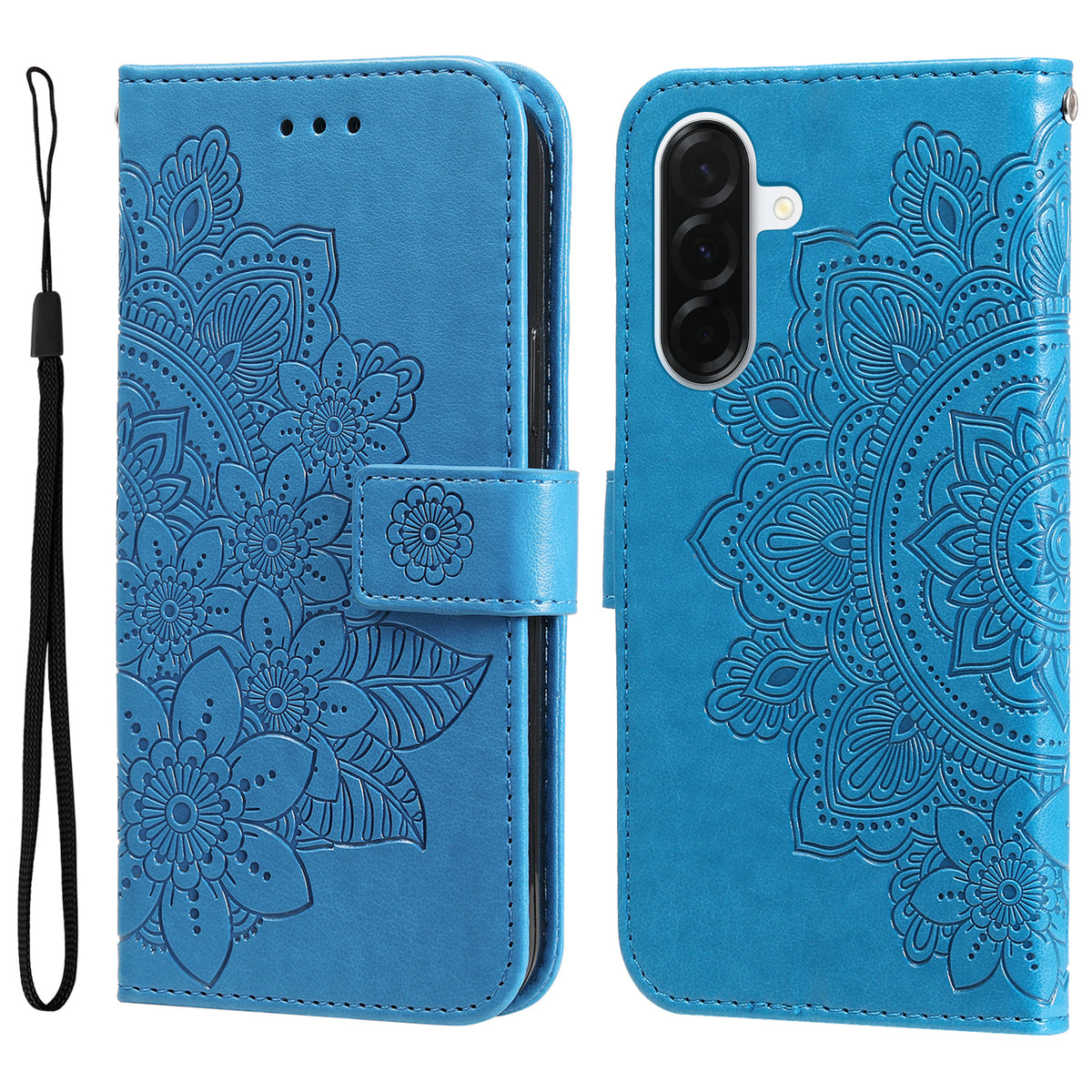 For Samsung Galaxy A37 5G Case Floral Pattern PU Leather Wallet Stand Phone Cover