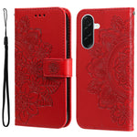 For Samsung Galaxy A37 5G Case Floral Pattern PU Leather Wallet Stand Phone Cover