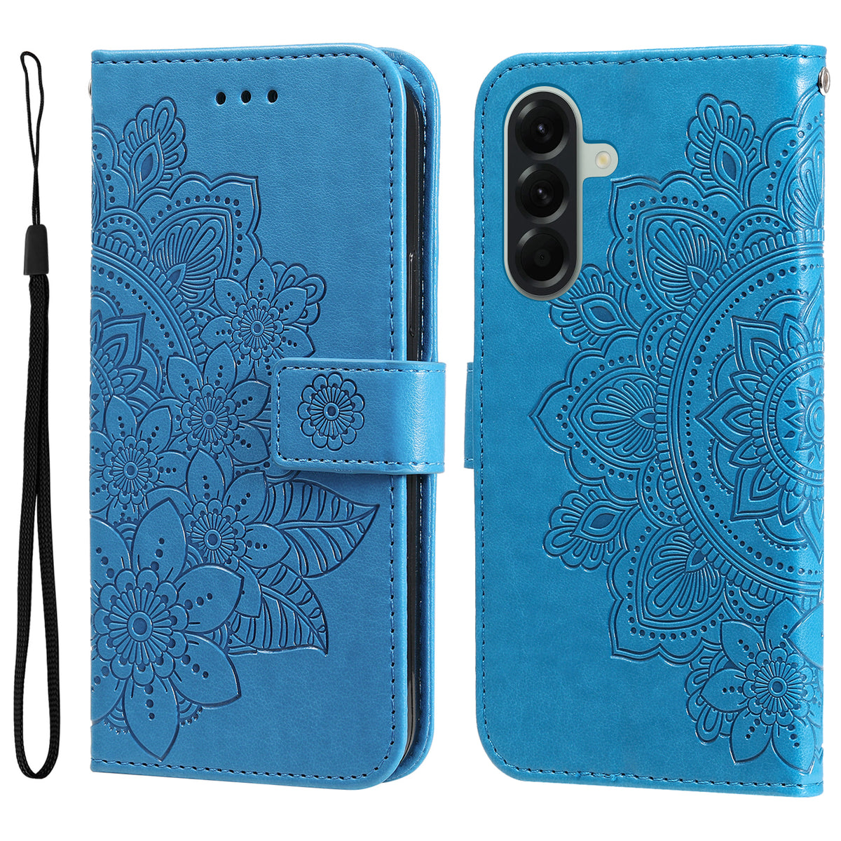 For Samsung Galaxy A57 5G Case Floral Pattern PU Leather Wallet Stand Phone Cover