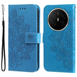 For Huawei Mate 70 Air Case Floral Pattern PU Leather Wallet Stand Phone Cover