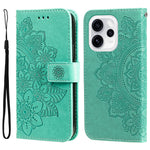 For Oppo Reno15 Pro Max 5G (Global) / Reno15 Pro 5G (China) Case Floral Pattern PU Leather Wallet Stand Phone Cover