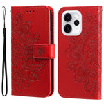 For Oppo Reno15 Pro Max 5G (Global) / Reno15 Pro 5G (China) Case Floral Pattern PU Leather Wallet Stand Phone Cover
