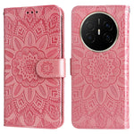 For Huawei Mate 70 Air Case Sunflower Imprint Leather Wallet Phone Cover