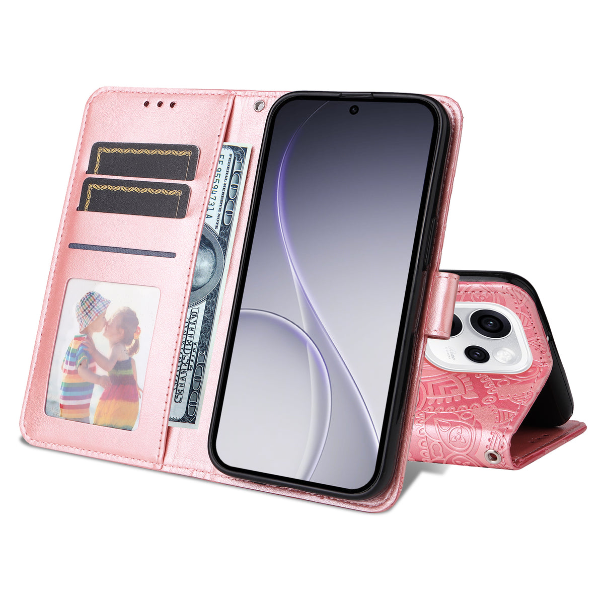 For Oppo Reno15 Pro Max 5G (Global) / Reno15 Pro 5G (China) Case Sunflower Imprint Leather Wallet Phone Cover
