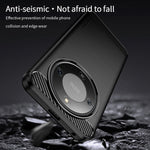 MOFI For Honor Magic8 Lite 5G / X9d 5G / X70 5G Back Cover Brushed Texture Carbon Fiber Soft TPU Case