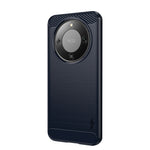 MOFI For Honor Magic8 Lite 5G / X9d 5G / X70 5G Back Cover  Brushed Texture Carbon Fiber Soft TPU Case