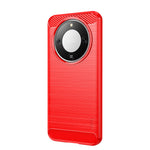 MOFI For Honor Magic8 Lite 5G / X9d 5G / X70 5G Back Cover Brushed Texture Carbon Fiber Soft TPU Case