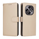 For Oppo F31 Pro 5G / Oppo A6 Pro 5G (China) Case RFID Blocking 3 Card Slots PU Leather Phone Cover with Wrist Strap