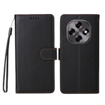 For Oppo F31 Pro 5G / Oppo A6 Pro 5G (China) Case RFID Blocking 3 Card Slots PU Leather Phone Cover with Wrist Strap