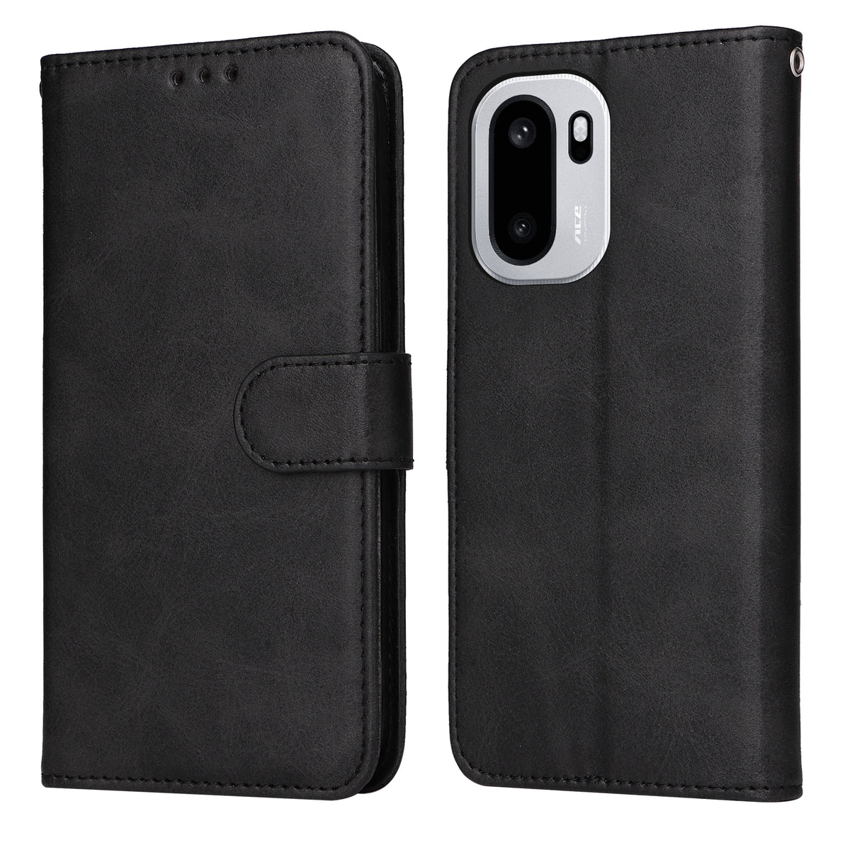 OnePlus 15R 5G / Ace 6T 5G / Ace 6 5G-pung-etui i PU-læder, folio-flip-etui