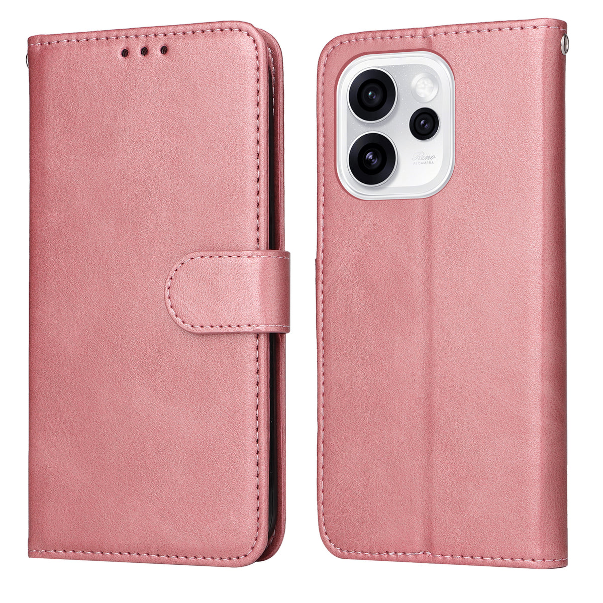 For Oppo Reno15 Pro Max 5G (Global) / Reno15 Pro 5G (China) Case Wallet PU Leather Folio Flip Phone Cover