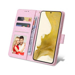 For Samsung Galaxy S23+ Stylish Lacquered PU Leather Phone Protective Case RFID Blocking Wallet Foldable Stand Cover