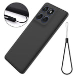Til Motorola Edge 70 5G / X70 Air flydende silikone etui telefoncover med håndrem