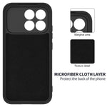 For Xiaomi Redmi K90 5G  Liquid Silicone Case Phone Back Cover with Hand Strap