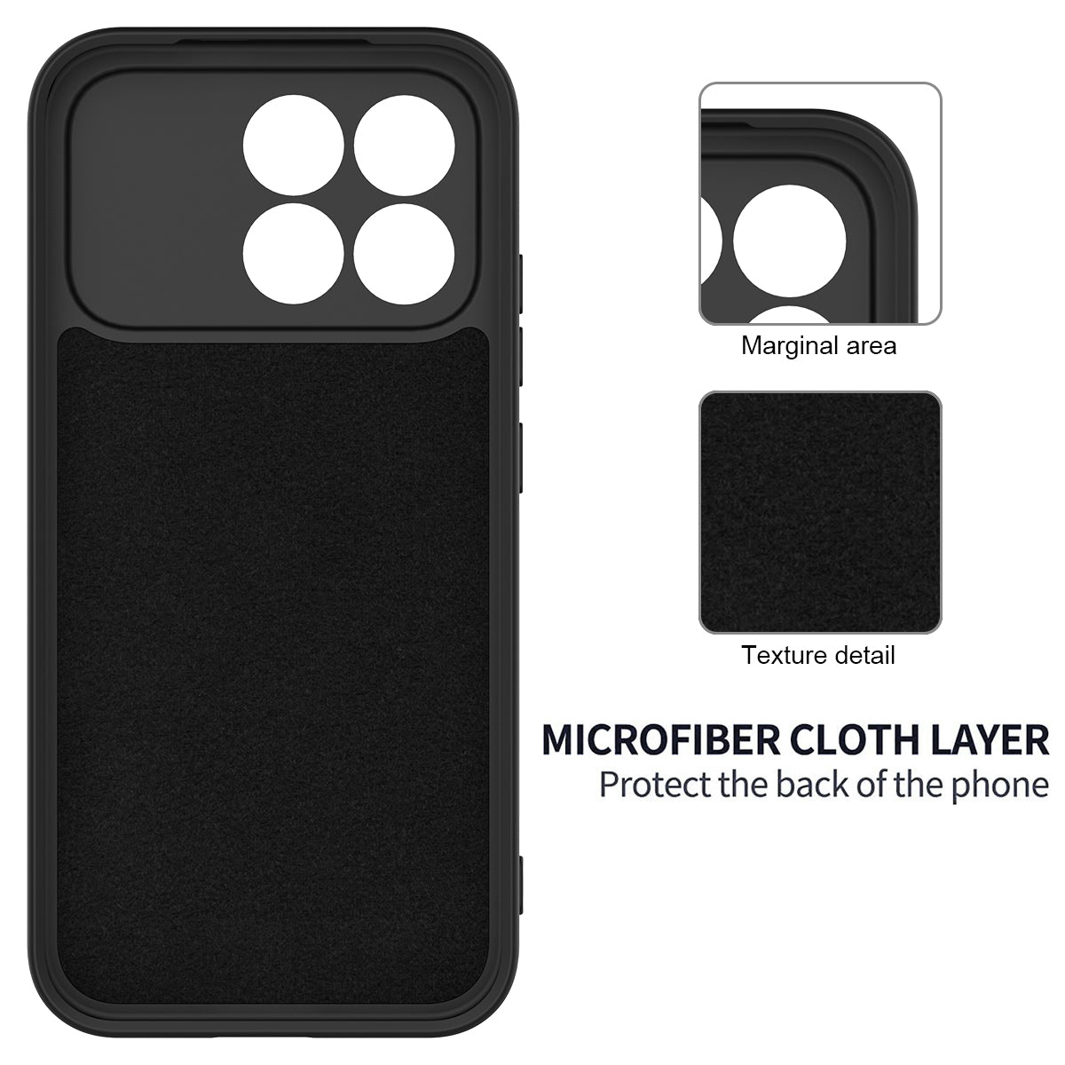 For Xiaomi Redmi K90 5G  Liquid Silicone Case Phone Back Cover with Hand Strap