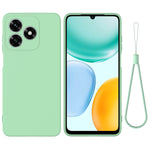 For Honor X5c Plus 4G / Honor Play10A 4G / Honor X5c 4G Flydende Silikonecover til telefon med håndrem