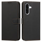 Til Samsung Galaxy A57 5G Læder Taske Pung Stand Enkel Farve Anti-fald Telefoncover