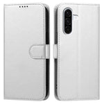 Til Samsung Galaxy A57 5G Læder Taske Pung Stand Enkel Farve Anti-fald Telefoncover