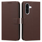 Til Samsung Galaxy A57 5G Læder Taske Pung Stand Enkel Farve Anti-fald Telefoncover