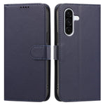 Til Samsung Galaxy A57 5G Læder Taske Pung Stand Enkel Farve Anti-fald Telefoncover