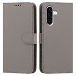 Til Samsung Galaxy A57 5G Læder Taske Pung Stand Enkel Farve Anti-fald Telefoncover