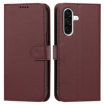 Til Samsung Galaxy A57 5G Læder Taske Pung Stand Enkel Farve Anti-fald Telefoncover