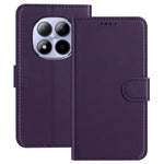 For Xiaomi Redmi Note 15 Pro 4G (Global) Leather Case Wallet Stand Solid Color Anti Drop Phone Cover