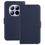 For Xiaomi Redmi Note 15 Pro 4G (Global) Leather Case Wallet Stand Solid Color Anti Drop Phone Cover
