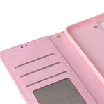 For Samsung Galaxy S23 PU Leather Shockproof Phone Stand Case Stylish Lacquered RFID Blocking Wallet Cover