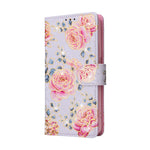 For Samsung Galaxy S23 PU Leather Shockproof Phone Stand Case Stylish Lacquered RFID Blocking Wallet Cover