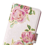For Samsung Galaxy S23 PU Leather Shockproof Phone Stand Case Stylish Lacquered RFID Blocking Wallet Cover