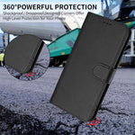 Til Samsung Galaxy A57 5G Pung Etui RFID Blokerende Kalvetekstur Læder Stander Telefon Cover med Rem