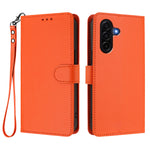 For Samsung Galaxy A37 5G / A36 5G / A56 5G Leather Case Wallet Stand Phone Cover with Wrist Strap