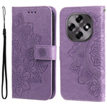 For Oppo F31 Pro 5G / Oppo A6 Pro 5G (China) Case Floral Pattern PU Leather Wallet Stand Phone Cover