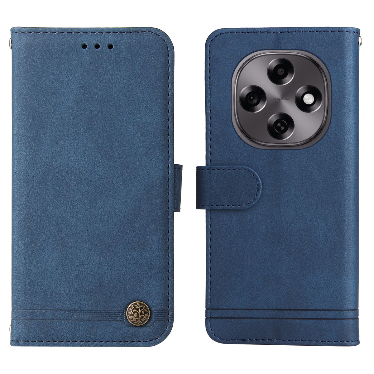 For Oppo F31 Pro 5G / Oppo A6 Pro 5G (China) Leather Wallet Cases Skin Touch Phone Cover Stand with Strap