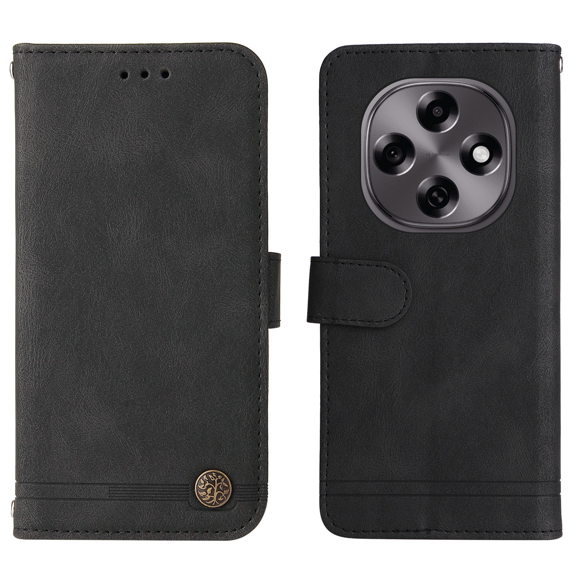 For Oppo F31 Pro 5G / Oppo A6 Pro 5G (China) Leather Wallet Cases Skin Touch Phone Cover Stand with Strap